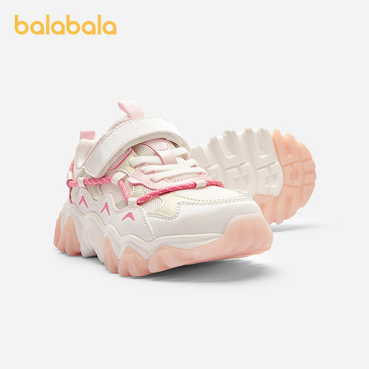巴拉巴拉童鞋儿童运动鞋女童鞋2025秋新款鞋子老爹鞋厚底网面透气 商品图1