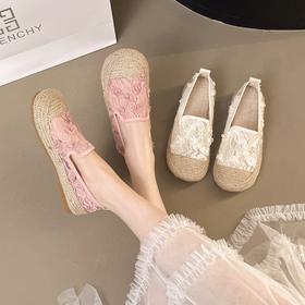 【YW】无忧购踩屎感法式小香风软底渔夫鞋夏季超火一脚蹬浅口单鞋孕妇休闲鞋H155（截单后3-5天发货）