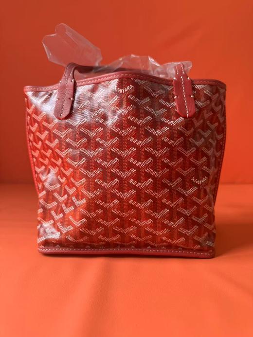 GOYARD Anjou 双面双色Y字老花满印 帆布拼牛皮 子母包托特包购物袋 单肩包手提包 迷你 女款 商品图1