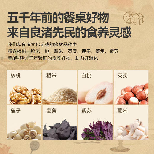 【限时秒杀，99/6袋】甘之颐&良渚联名款良渚八珍糕150g/袋 商品图1