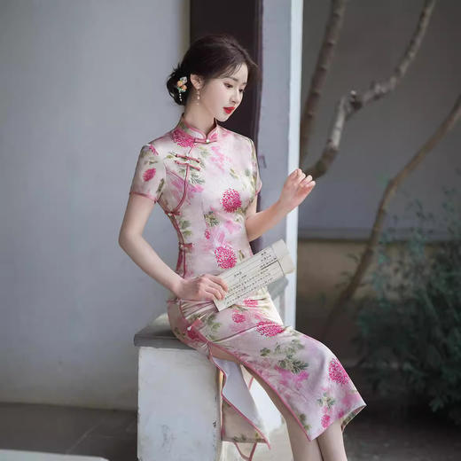 年轻款改良，修身旗袍XJ1212 商品图1