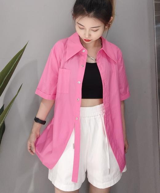 NC小设计短袖衬衫50419（红）夏季152550080321 商品图0
