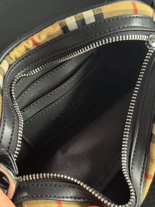 D070421男女都可以背肩带可以调节格纹单肩斜挎包 商品图14