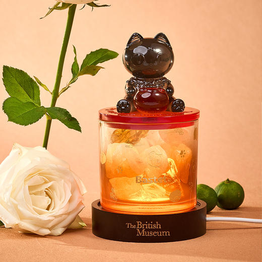 大英博物馆巴斯特系列柿柿如意晶石香薰灯礼盒 商品图2