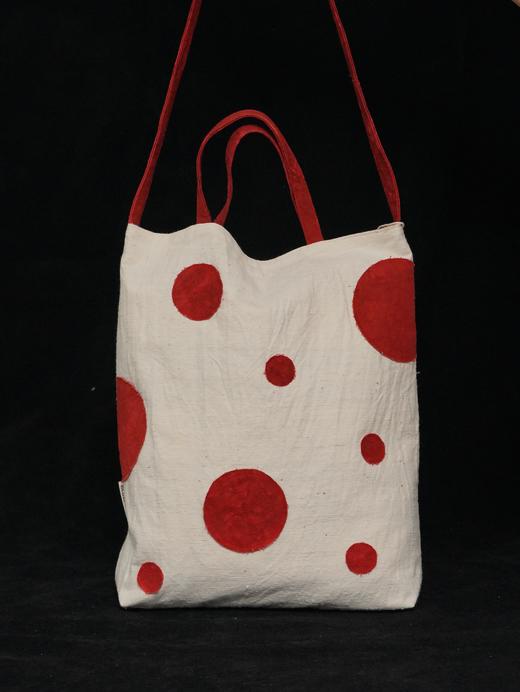 回声Echos/波点撞色帆布包【可双面背】 商品图0