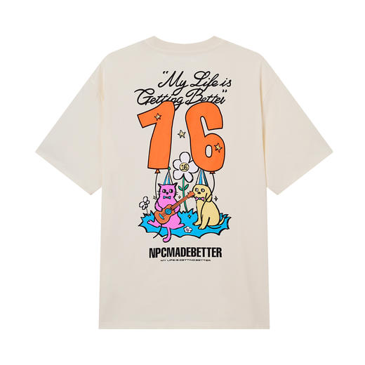 【NPC X Easy Peasy拾·陆周年限定】艺术家潮牌数字花短袖NP56TE89 商品图6