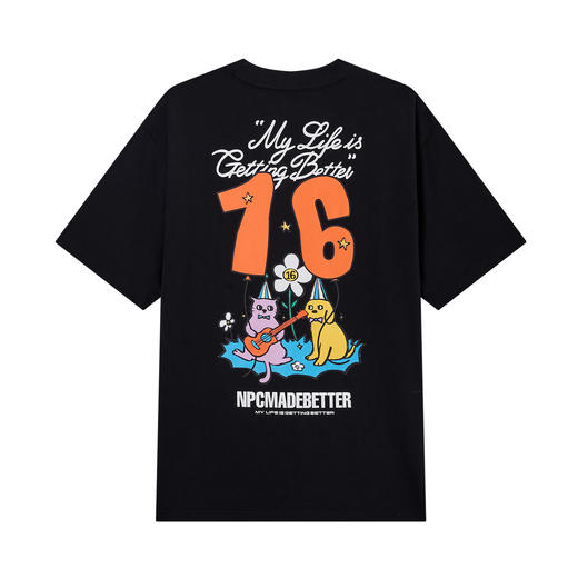 【NPC X Easy Peasy拾·陆周年限定】艺术家潮牌数字花短袖NP56TE89 商品图5