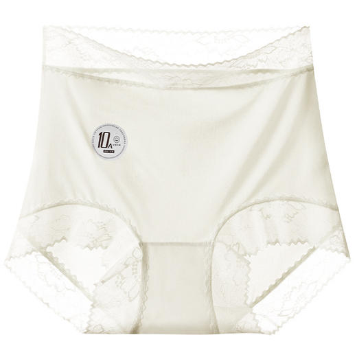 超薄10A抑jun无痕冰丝高腰轻收腹内裤女包臀大码内裤聚乳酸裆蕾丝 商品图10