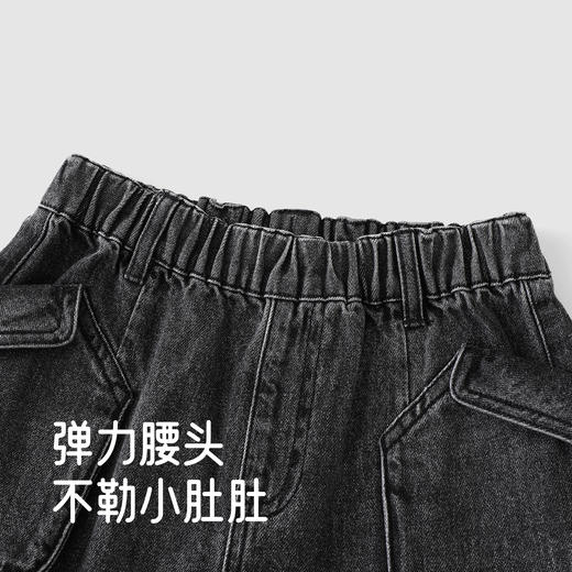 【商场同款】英氏儿童裤子四季男童复古牛仔裤纯棉中大童男宝长裤 商品图2