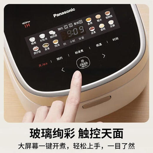松下（Panasonic）饭光光 0涂层电饭煲 多功能IH加热智能电饭锅 无涂层不锈钢内胆 2.9升 SR-HS301N-W_qb 商品图2