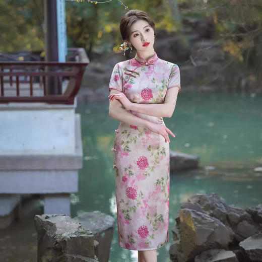 年轻款改良，修身旗袍XJ1212 商品图2