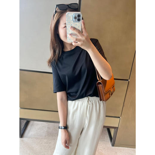 2507116    max圆领 中袖T恤，长绒棉 商品图10