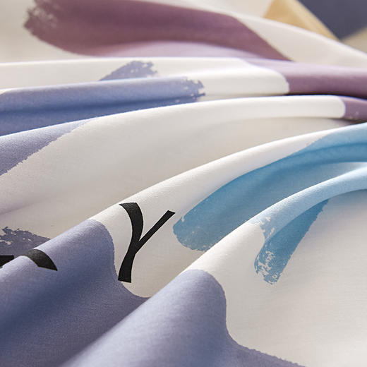 【品牌直发】加倍生活 全棉印花学生宿舍三件套床单/床笠款 开学季必备 绿色活性印染 可水洗机洗 商品图3