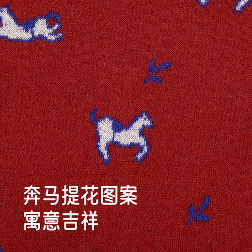 【高定系列】英氏婴儿衣服男童长袖春秋季连身衣新年装喜庆爬爬服 商品图2