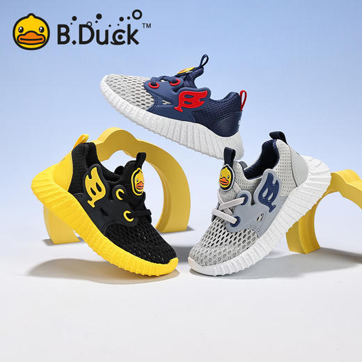 B.Duck小黄鸭童鞋夏季儿童运动鞋26-37 B1686957 商品图0
