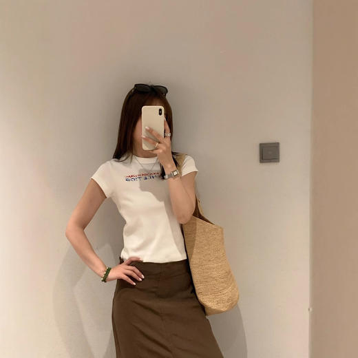 A*大王家！25SS重磅复古做旧徽标印花男女宽松短袖T恤！ 商品图1