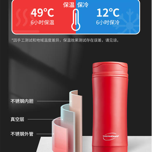 膳魔师 保温杯370ML CSYA-370BKP 商品图4