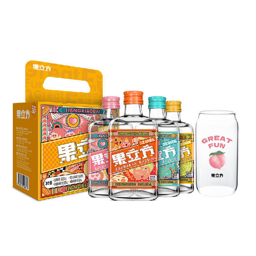 江小白果立方水果风味果汁酒4种口味套装 168ml*4【臻选好酒】 商品图0