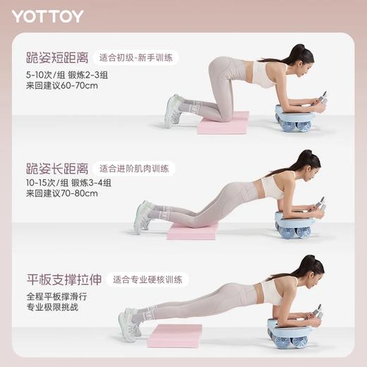 yottoy智能回弹四轮健腹轮（送支撑垫+计时器） 商品图2