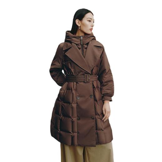 艾莱依 女长款鹅羽绒服 6024701043 商品图4