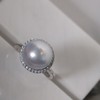 【甄珠贝】澳白星球戒指 11-12mm 镶嵌后基本无暇 细腻冷光 925纯银精工配件 商品缩略图0