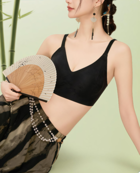 【QIANYOU浅幼 国风东方浮雕内衣】买一件送一件，M-2XL，东方意境 国风内衣太美了~精致浮雕提花 果冻胶条 提拉承托 不易跑杯！