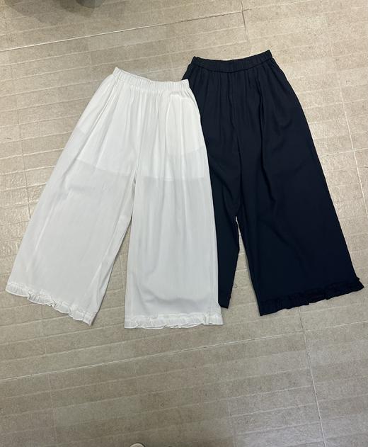 【门店同款】ENJOY夏季木耳边休闲裤 163301086 商品图0