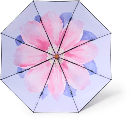 【绮】蕉下三折黑胶防晒伞BM662绯云、庭芥 商品图0