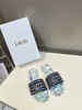 迪奥-【全新到货】经典款棉质3D立体刺绣印花凉拖鞋（DBG） 商品缩略图9