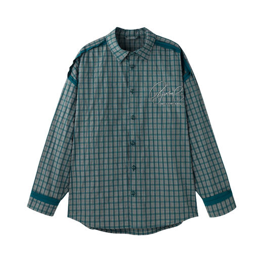 BJHG不计后果复古格子衬衫男款秋季新款美式潮牌宽松舒适衬衣外套 商品图4