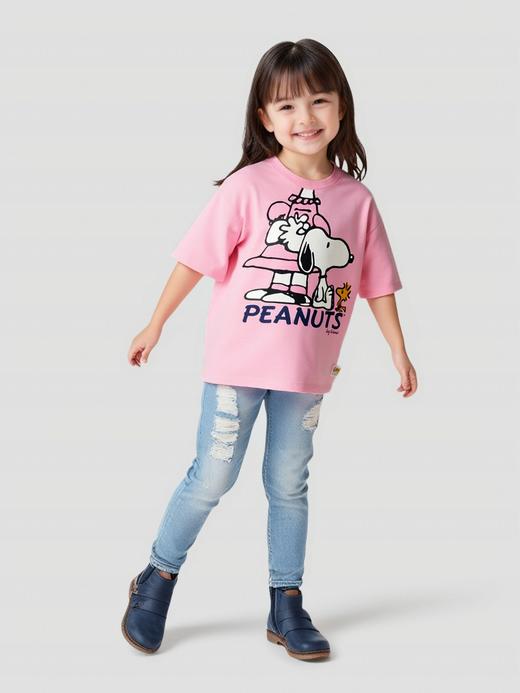 佐丹奴童装【史努比联名款】【sorona】弹力保型面料凉感短袖T恤03085295 商品图0