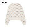【M断码服】【微瑕，如无货做退款处理】MLB 男女同款宽松休闲钻石老花24新款开衫毛衣3FKCM0241 商品缩略图1