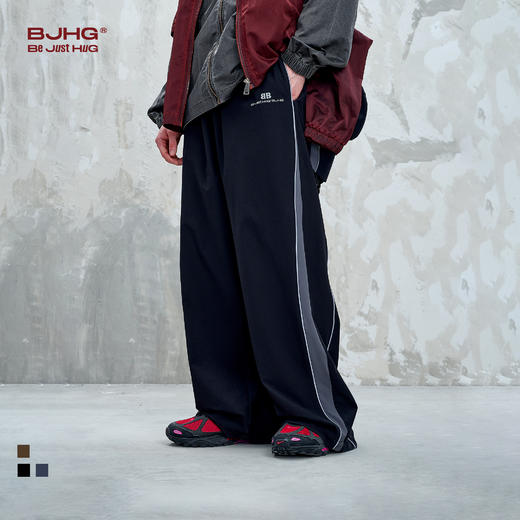 BJHG不计后果机能风工装裤子男款夏季轻薄反光条设计感冲锋长裤女 商品图1