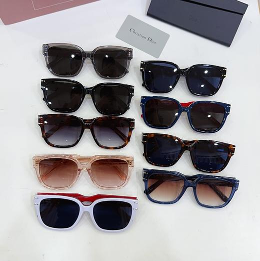 迪奥 Signature S7F  字母镜腿 CD 不规则板材方形时尚太阳镜（JH） 商品图0