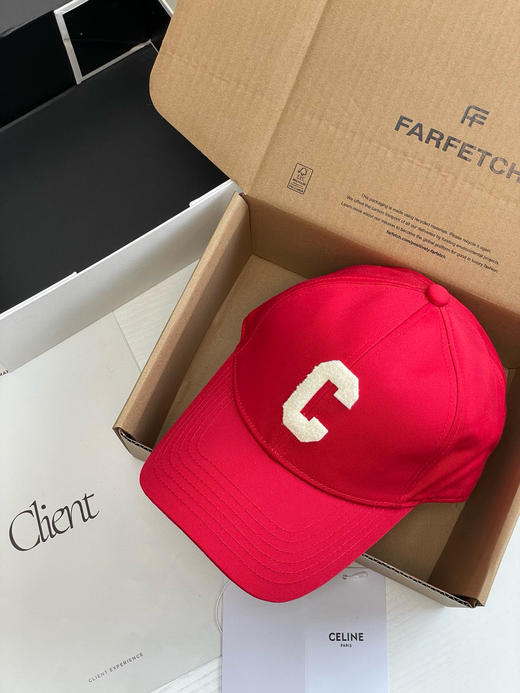 赛琳 c字logo标识棒球帽（CO） 商品图8