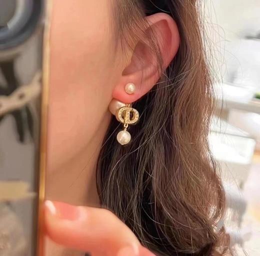 Dior 迪奥 TRIBALES 珍珠星星水钻耳环（XTY） 商品图3