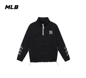 【XS断码服】【微瑕，如无货做退款处理】MLB男女夹克衫纽约洋基队NY棒球串标半拉链外套运动31JPU6131