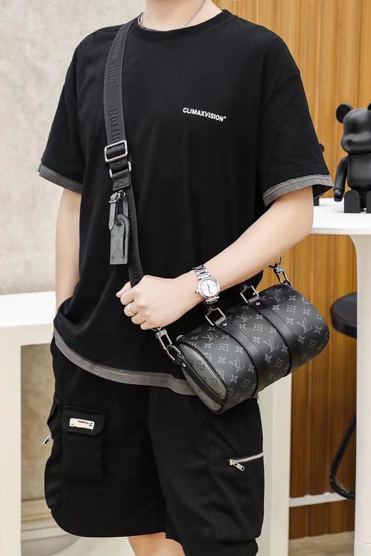 驴家KeepallCity25#M46271#黑色老花手袋旅行袋包包（JPH） 商品图9