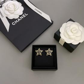 香奈儿 24c 多个小双c星星耳钉（XTY）