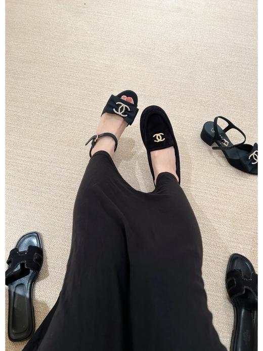 香奈儿 24k Teddy 美拉德麂皮乐福豆豆鞋 超级可爱 皮毛一体保暖性很好呢（DBG） 商品图4