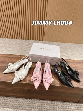 JIMMY CHOO 周仰杰新季最花朵小猫跟 （DBG）
