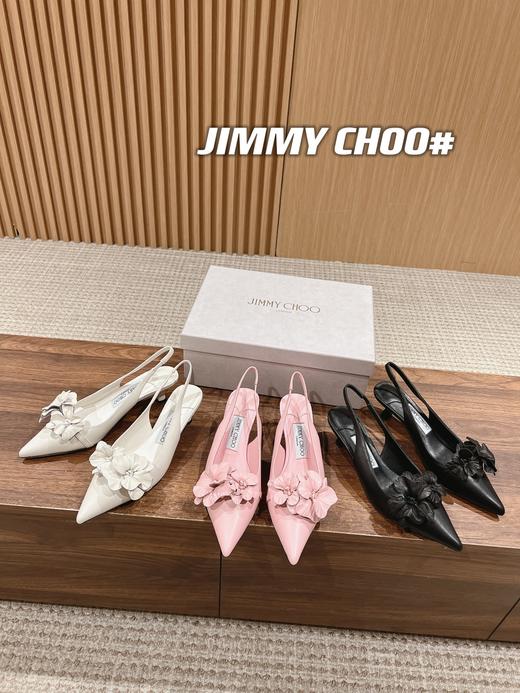 JIMMY CHOO 周仰杰新季最花朵小猫跟 （DBG） 商品图0
