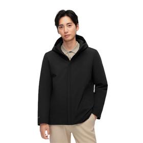 波司登 男短款连帽长袖外套羽绒服 B40134155