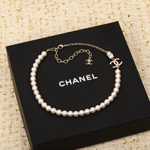 香奈儿 24B 粉色滴油双C珍珠项链（XTY） 商品图3