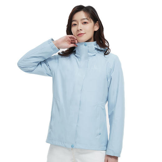 CAMEL骆驼 女三合一冲锋衣（抓绒） V1W145377 商品图1