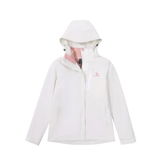 CAMEL骆驼 女三合一冲锋衣（抓绒内胆） U1W1TR342 商品图2