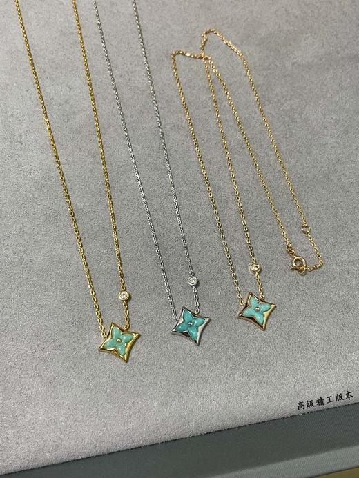 驴家 天河石方形项链，春来河水绿如蓝，天河石那抹Tiffany蓝，轻浅明艳（XTY） 商品图4