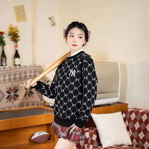 MLB 男女同款卫衣 3AMTM0141-50BKS 商品图3