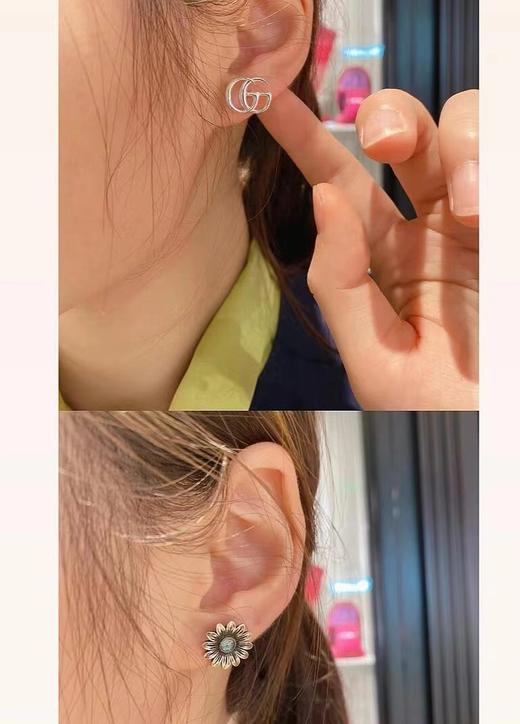 古驰 超温柔AB版雏菊小耳钉（XTY） 商品图2