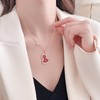 麒麟 红玛瑙蕾丝葫芦吊坠 项链 （XTY） 商品缩略图2